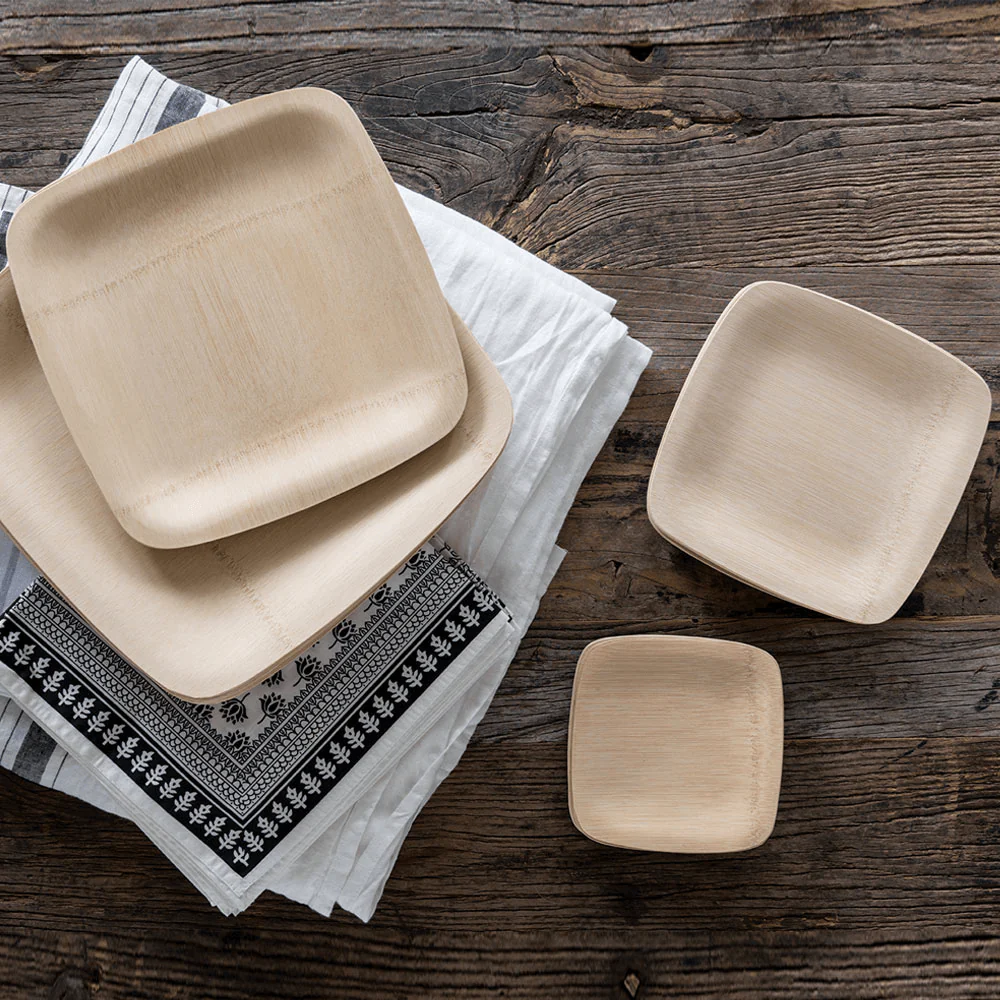 Disposable Bamboo 3.5" Tasting Plates, Bulk Case of 250 - Image 3