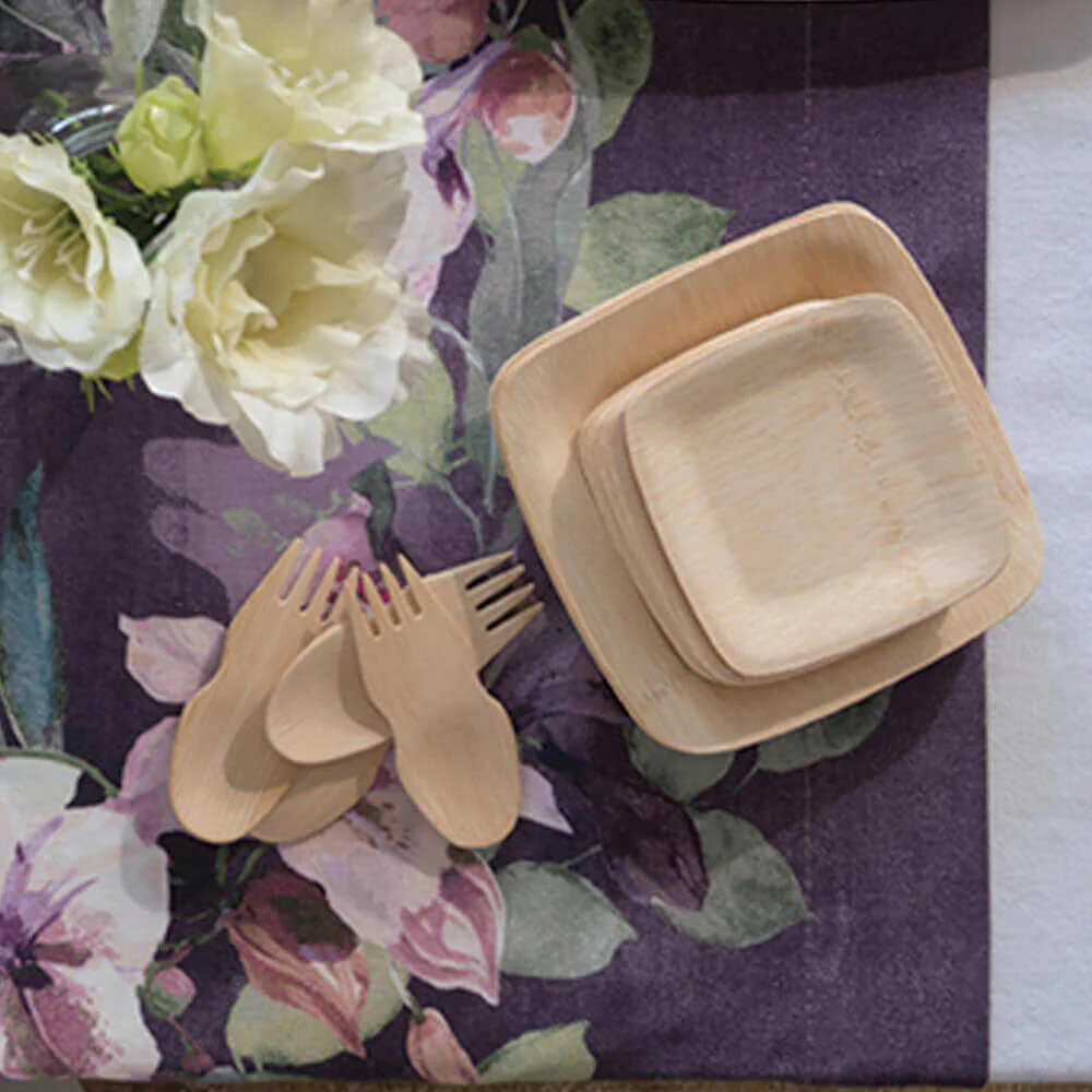 Disposable Bamboo 3.5" Tasting Plates, Bulk Case of 250 - Image 5