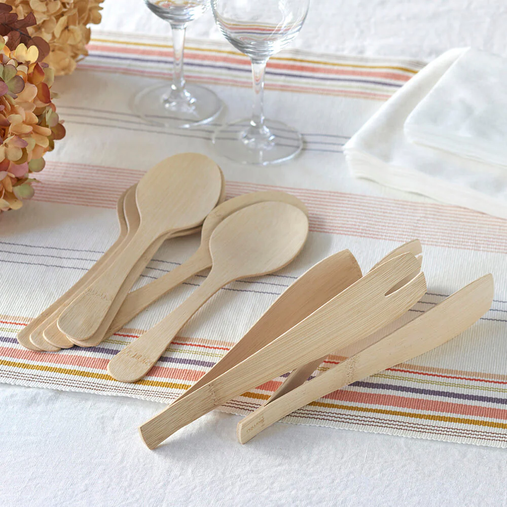 Disposable Bamboo Serving Tongs - Image 5