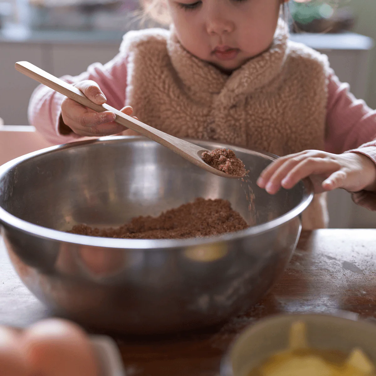 Kids in the Kitchen, Set of 3 Bamboo Utensils (3Y+) - Image 4
