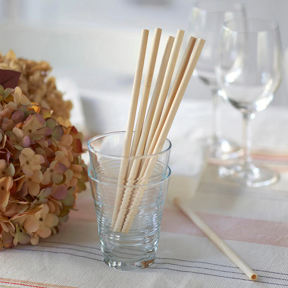 Disposable Bamboo Straws, Bulk Case - Image 4