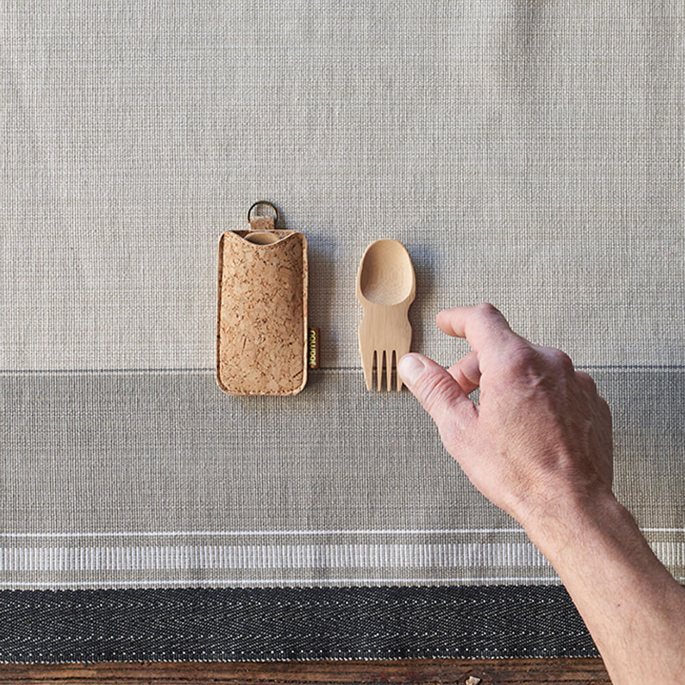 Bamboo Spork Set: Spork & Cork - Image 3